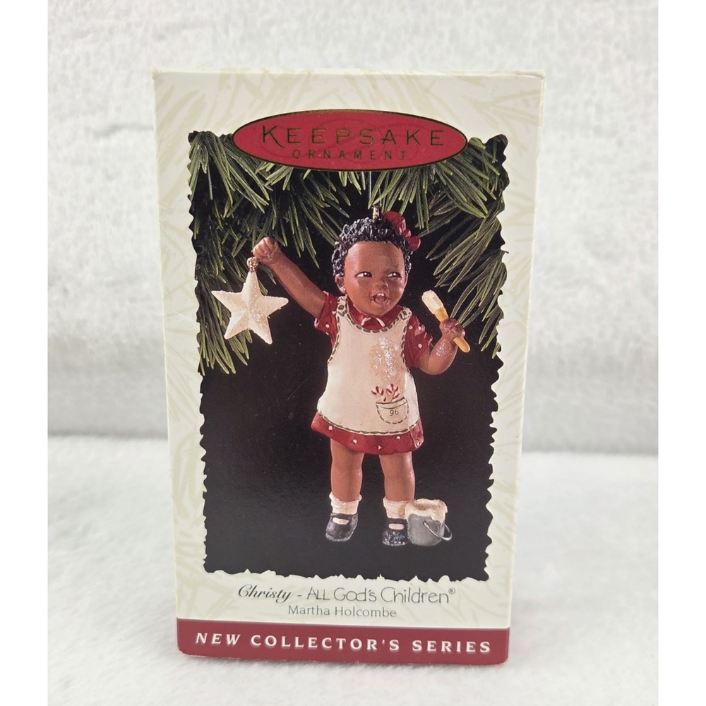 Vintage Hallmark 1996 Christy Ornament – All God's Children by Martha Holcombe‎